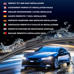 2 Balais D'Essuie-Glace 550mm Pour Audi A4 A6 Allroad Seat Exeo