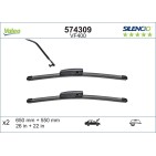 2 Balais D'Essuie-Glace 650mm 550mm Pour Renault Grand Scénic II 7711230011