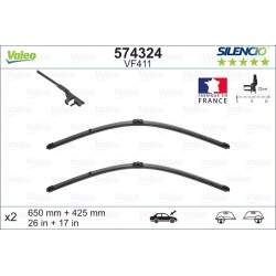 2 Balais D'Essuie-Glace 650mm 420mm Pour Peugeot 207 Ford Focus II 6426-YW