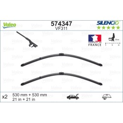 2 Balais D'Essuie-Glace 530mm Pour Audi TT 8N1955425D