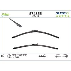 2 Balais D'Essuie-Glace 700mm 650mm Pour Peugeot 307 MERCEDES Viano Vito