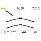 2 Balais D'Essuie-Glace 600mm 400mm Pour Peugeot Renault Citroën DS 1609068880