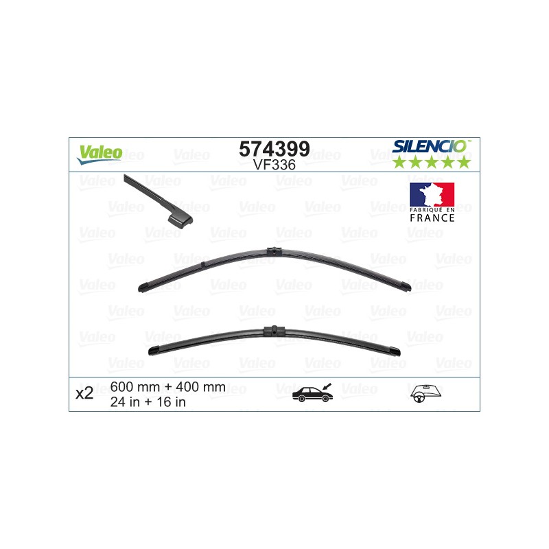 2 Balais D'Essuie-Glace 600mm 400mm Pour BMW Série 3 E92 E93 0415881