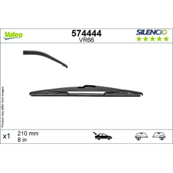 1 Balai D'Essuie-Glace Arrière 210mm Pour Citroën C3 YQ00056480