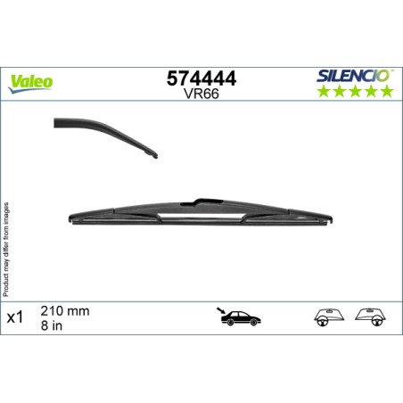 1 Balai D'Essuie-Glace Arrière 210mm Pour Citroën C3 YQ00056480