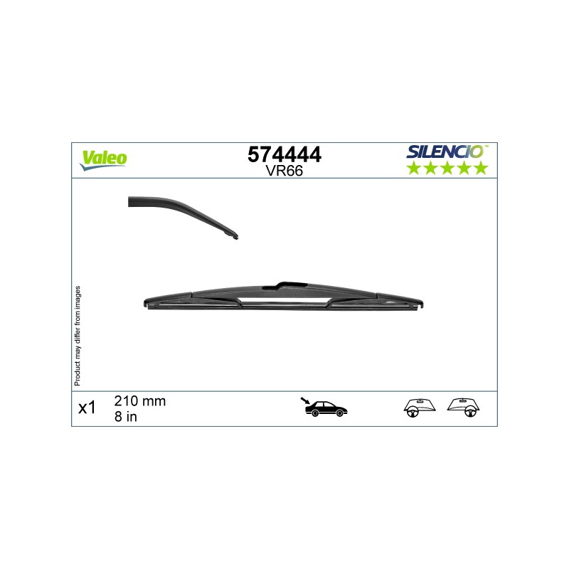 1 Balai D'Essuie-Glace Arrière 210mm Pour Citroën C3 YQ00056480