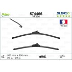 2 Balais D'Essuie-Glace 550mm Pour Renault Land Rover MERCEDES Citan 7701068754