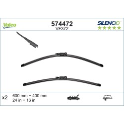 2 Balais D'Essuie-Glace 600mm 400mm Pour BMW Série 3 E92 E93 Alfa Romeo Mito