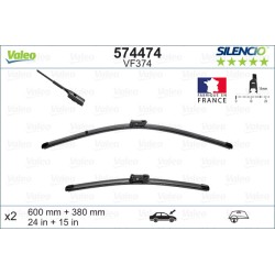 2 Balais D'Essuie-Glace 600mm 380mm Pour VW Audi Seat Skoda 1S1955425 8X1955425B