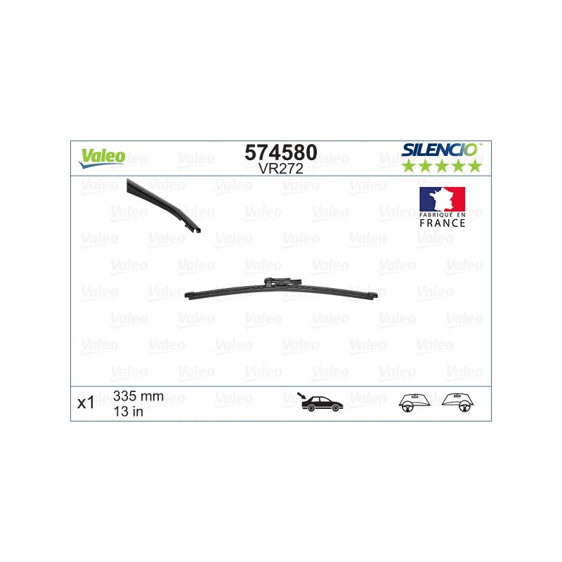1 Balai D'Essuie-Glace Arrière 335mm Pour BMW X1 Land Rover MERCEDES 2990035