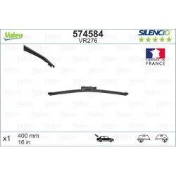 1 Balai D'Essuie-Glace Arrière 400mm Pour Opel Fiat MERCEDES Porsche 1272123