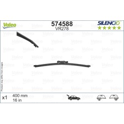 1 Balai D'Essuie-Glace Arrière 400mm Pour Renault Opel Fiat Nissan 28790-8635R