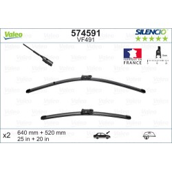 2 Balais D'Essuie-Glace 640mm 520mm Pour Audi A6 A7 4G1955425 4G1998002A