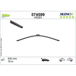 1 Balai D'Essuie-Glace Arrière 400mm Pour BMW Opel Citroën Vauxhall 6272274