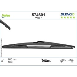1 Balai D'Essuie-Glace Arrière 260mm Pour Fiat 500L Chrysler Lancia 51954339
