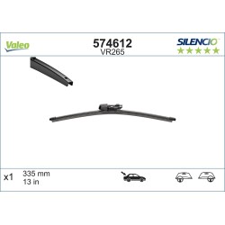 1 Balai D'Essuie-Glace Arrière 335mm Pour VW Seat Skoda 5M0955427D 5F4955427A