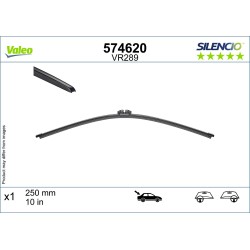 1 Balai D'Essuie-Glace Arrière 250mm Pour Peugeot Renault Audi Opel 9835698380