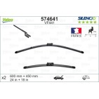 2 Balais D'Essuie-Glace 600mm 450mm Pour Peugeot 308 Renault VW BMW 1610672580