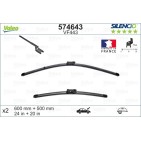 2 Balais D'Essuie-Glace 600mm 500mm Pour Renault VW Audi BMW 288904355R 0038893