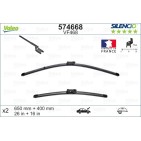 2 Balais D'Essuie-Glace 650mm 400mm Pour Peugeot BMW Ford Citroën 1642334680