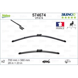 2 Balais D'Essuie-Glace 700mm 580mm Pour Opel Meriva B Vauxhall Meriva (B)