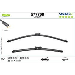 2 Balais D'Essuie-Glace 650mm 450mm Pour Kia Sportage V 98350R2000