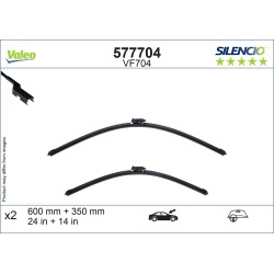 2 Balais D'Essuie-Glace 600mm 350mm Pour MG MG ZS SUV