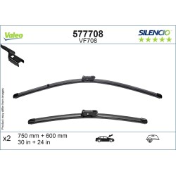 2 Balais D'Essuie-Glace 750mm 650mm Pour Renault Master IV Nissan Interstar