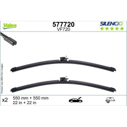 2 Balais D'Essuie-Glace 550mm Pour MERCEDES Classe C T-Model EQC GLC