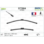 2 Balais D'Essuie-Glace 600mm 400mm Pour Peugeot Opel Skoda Citroën 9835425680