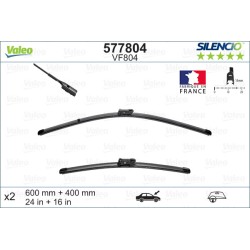 2 Balais D'Essuie-Glace 600mm 400mm Pour Peugeot Opel Skoda Citroën 9835425680