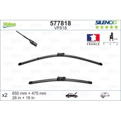 2 Balais D'Essuie-Glace 650mm 475mm Pour VW Arteon Lamborghini Tesla 2GA998002