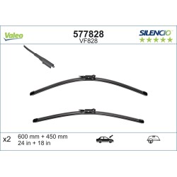 2 Balais D'Essuie-Glace 600mm 450mm Pour BMW Série 4 F32, F82 F33, F83 2349870