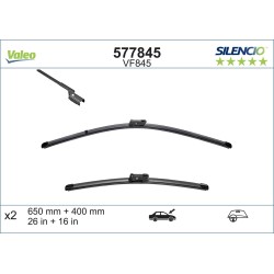 2 Balais D'Essuie-Glace 650mm 400mm Pour Toyota Avensis 85212-05100 8521205100