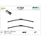 2 Balais D'Essuie-Glace 650mm Pour Seat Altea Toledo III 5P0998002A