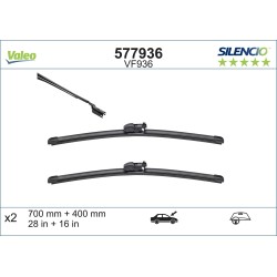 2 Balais D'Essuie-Glace 700mm 400mm Pour Toyota Prius PHV Plus 85222-47151