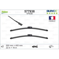 2 Balais D'Essuie-Glace 550mm 400mm Pour Renault Express Dacia Lodgy