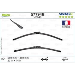 2 Balais D'Essuie-Glace 580mm 350mm Pour Nissan Juke Van 28890-BA62C 28890-BA63C