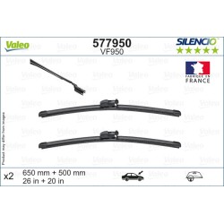 2 Balais D'Essuie-Glace 650mm 500mm Pour BMW X3 X4 Jaguar E-Pace