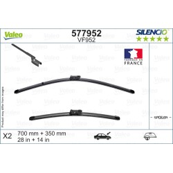2 Balais D'Essuie-Glace 700mm 350mm Pour Ford Fiesta VII Puma Toyota C-HR
