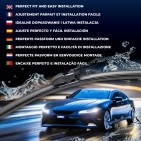 2 Balais D'Essuie-Glace 600mm 450mm Pour Mazda 6 CX-5 KB8M-67-330 KB8M67330