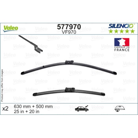 2 Balais D'Essuie-Glace 630mm 500mm Pour BMW X5 XM Ford Focus IV
