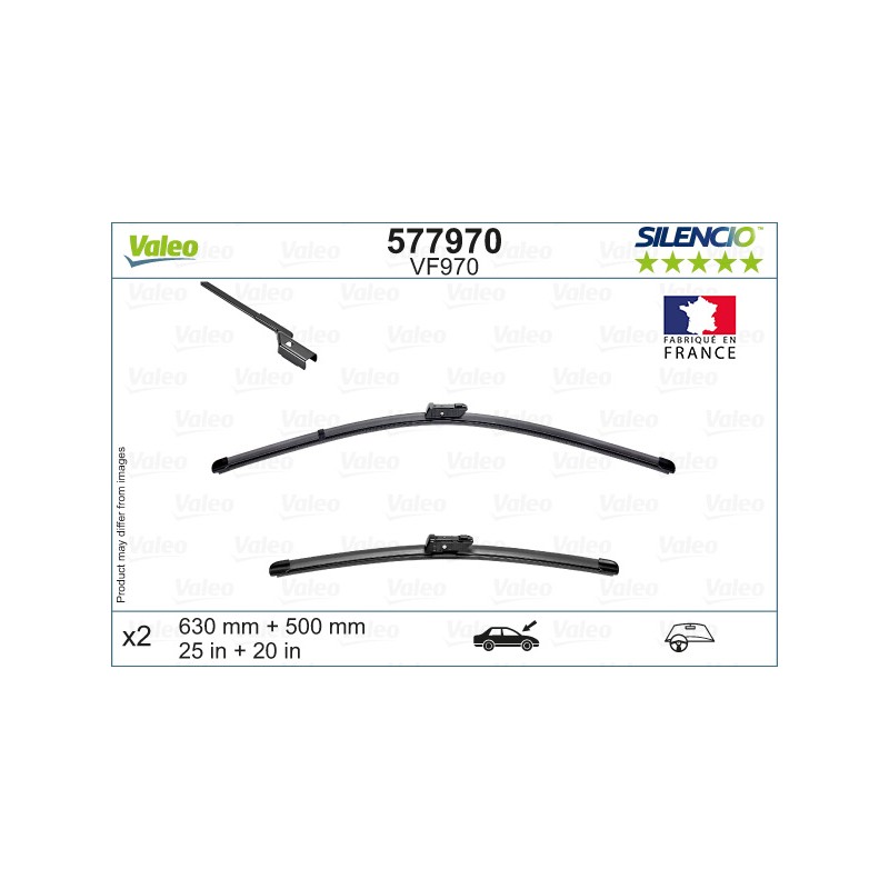 2 Balais D'Essuie-Glace 630mm 500mm Pour BMW X5 XM Ford Focus IV
