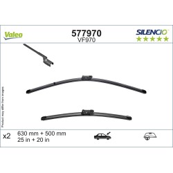 2 Balais D'Essuie-Glace 630mm 500mm Pour BMW X5 XM Ford Focus IV