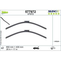 2 Balais D'Essuie-Glace 650mm 430mm Pour Citroën C4 Cactus 1611870180