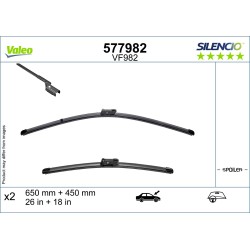 2 Balais D'Essuie-Glace 650mm 450mm Pour Renault BMW Nissan Kia 288900934R