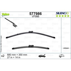 2 Balais D'Essuie-Glace 680mm 350mm Pour Renault Opel Mokka Hyundai Mitsubishi