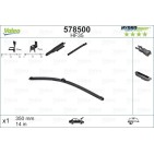 1 Balai D'Essuie-Glace 350mm Pour Renault Opel Fiat 500 Ford 288B57752R 71805145