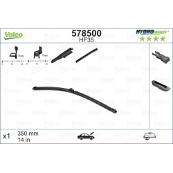 1 Balai D'Essuie-Glace 350mm Pour Renault Opel Fiat 500 Ford 288B57752R 71805145