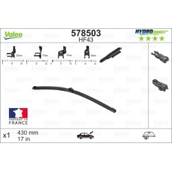 1 Balai D'Essuie-Glace 430mm Pour Peugeot 207 VW Seat BMW 6423-A4 2209047 6423A4